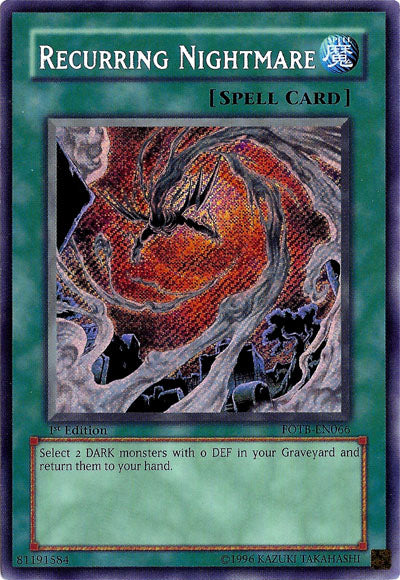 Recurring Nightmare [FOTB-EN066] Secret Rare | Gear Gaming Bentonville