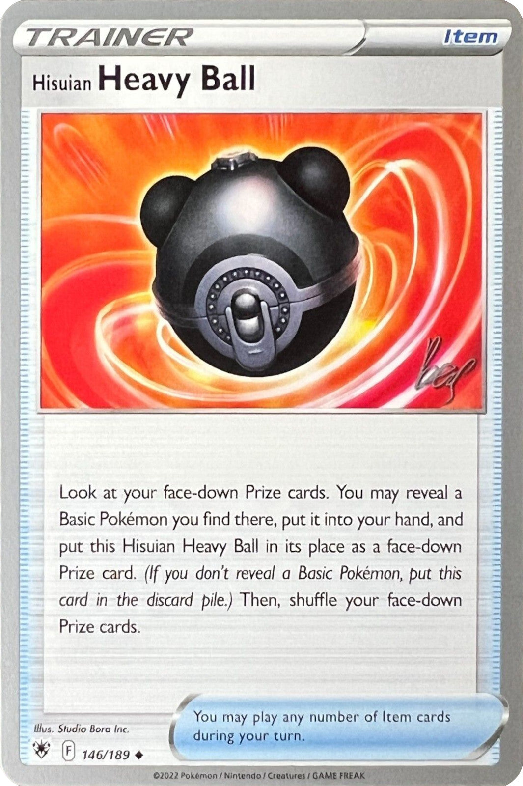 Hisuian Heavy Ball (146/189) (Cheryl Again - Sebastian Lashmet) [World Championships 2022] | Gear Gaming Bentonville