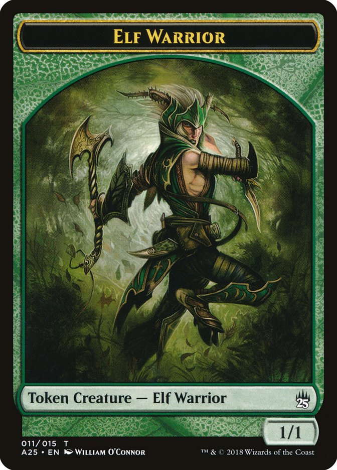 Elf Warrior Token [Masters 25 Tokens] | Gear Gaming Bentonville
