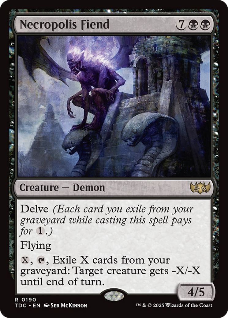 Necropolis Fiend [Tarkir: Dragonstorm Commander] | Gear Gaming Bentonville