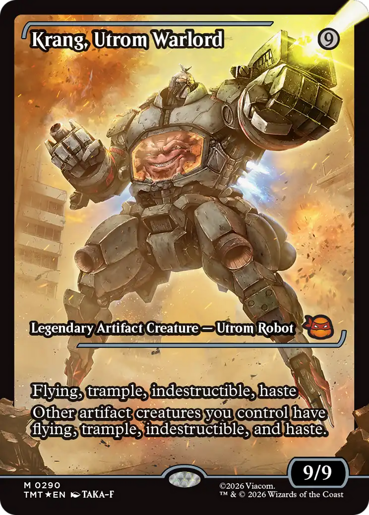Krang, Utrom Warlord (Showcase) [Teenage Mutant Ninja Turtles] | Gear Gaming Bentonville