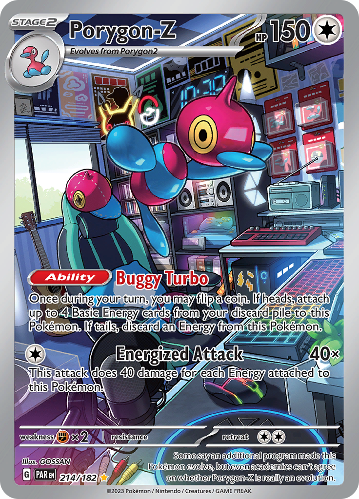 Porygon-Z (214/182) [Scarlet & Violet: Paradox Rift] | Gear Gaming Bentonville