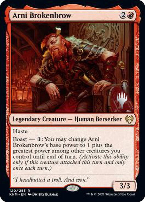 Arni Brokenbrow (Promo Pack) [Kaldheim Promos] | Gear Gaming Bentonville