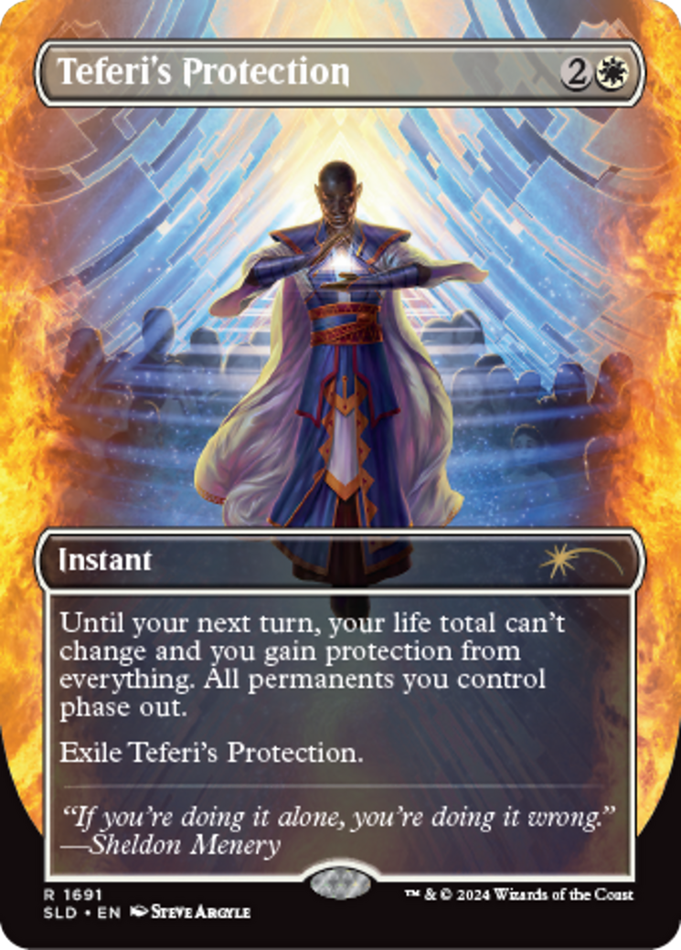 Teferi's Protection (1691) [Secret Lair: Sheldon's Spellbook] | Gear Gaming Bentonville