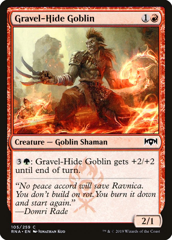 Gravel-Hide Goblin [Ravnica Allegiance] | Gear Gaming Bentonville