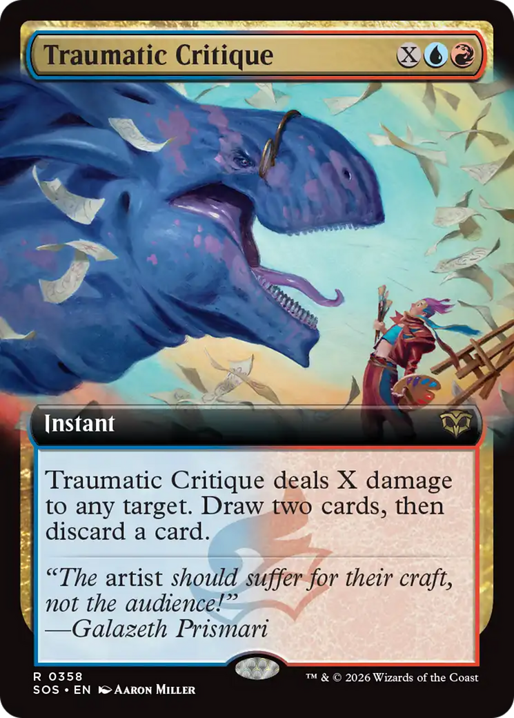 Traumatic Critique (Extended Art) [Secrets of Strixhaven] | Gear Gaming Bentonville