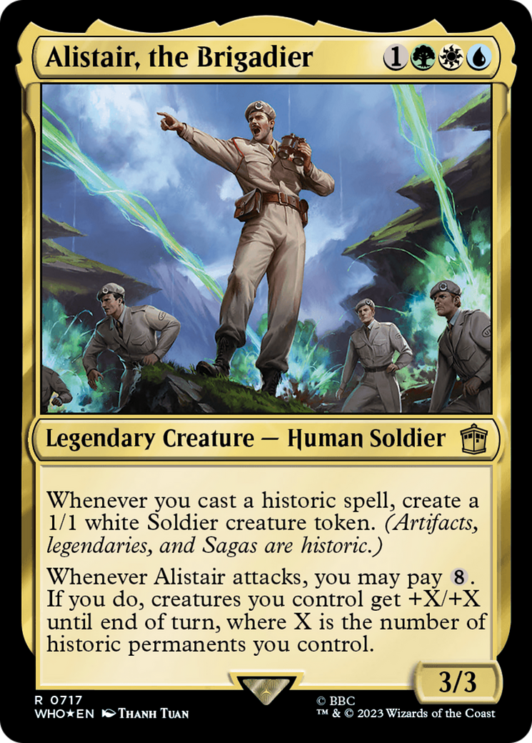 Alistair, the Brigadier (Surge Foil) [Doctor Who] | Gear Gaming Bentonville