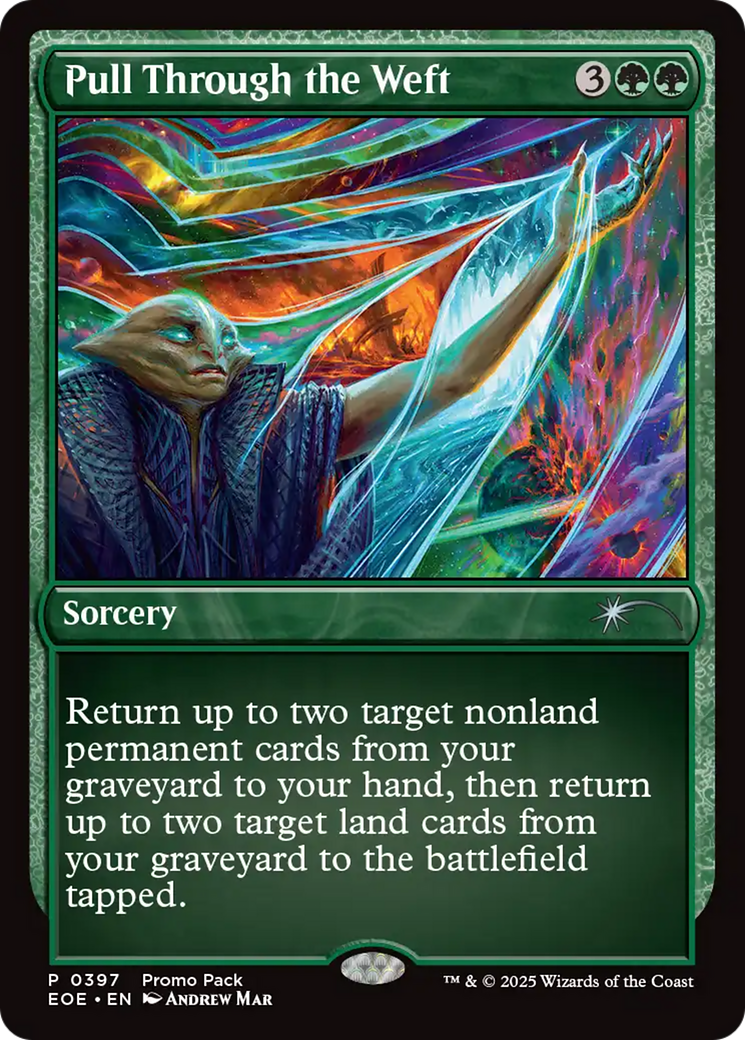 Pull Through the Weft [Edge of Eternities Promo Pack] | Gear Gaming Bentonville