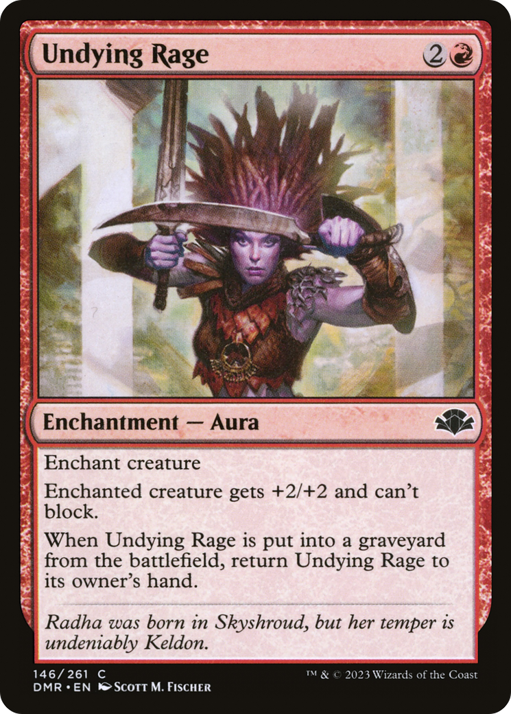 Undying Rage [Dominaria Remastered] | Gear Gaming Bentonville