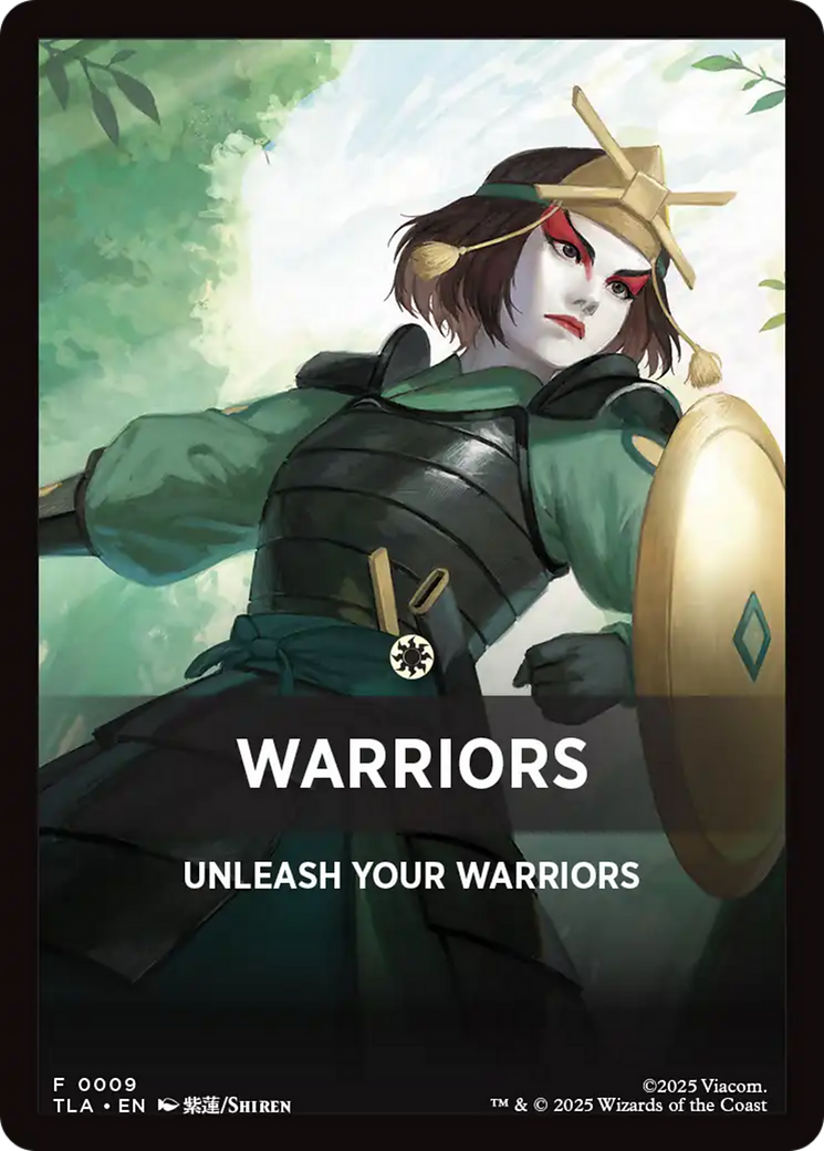 Warriors Theme Card [Avatar: The Last Airbender Tokens] | Gear Gaming Bentonville