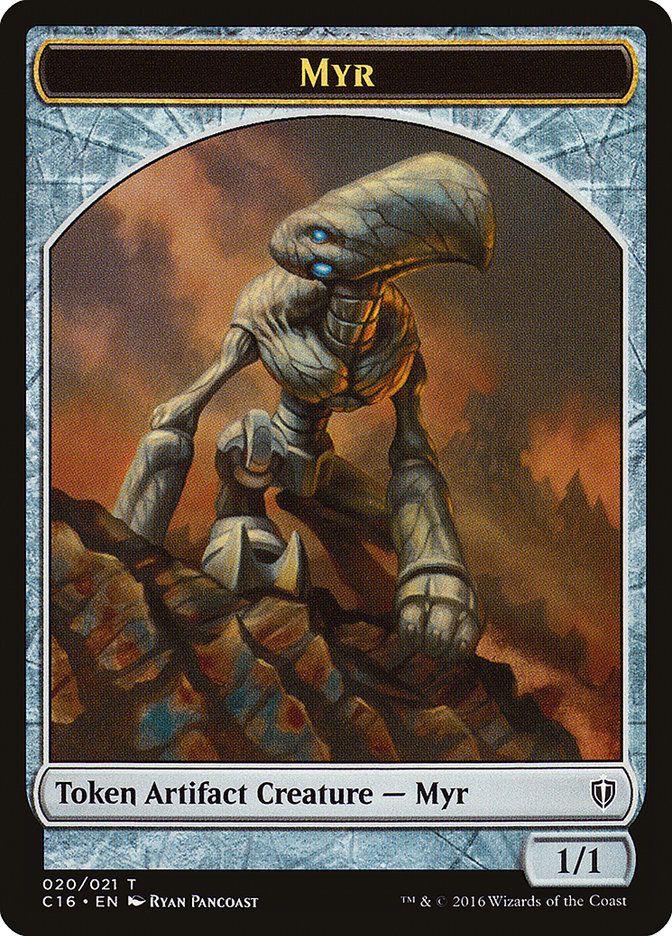 Myr // Bird (002) Double-Sided Token [Commander 2016 Tokens] | Gear Gaming Bentonville