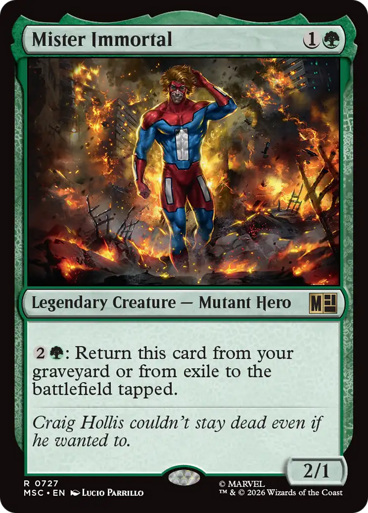 Mister Immortal [Marvel Super Heroes Commander] | Gear Gaming Bentonville