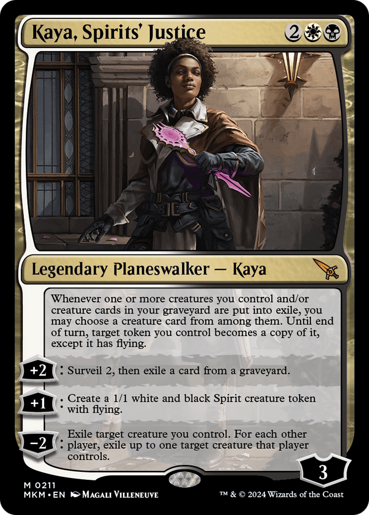 Kaya, Spirits' Justice [Murders at Karlov Manor] | Gear Gaming Bentonville