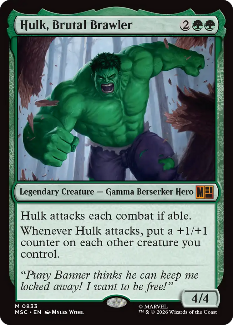 Hulk, Brutal Brawler [Marvel Super Heroes Commander] | Gear Gaming Bentonville