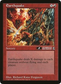 Earthquake (Oversized) [Oversize Cards] | Gear Gaming Bentonville