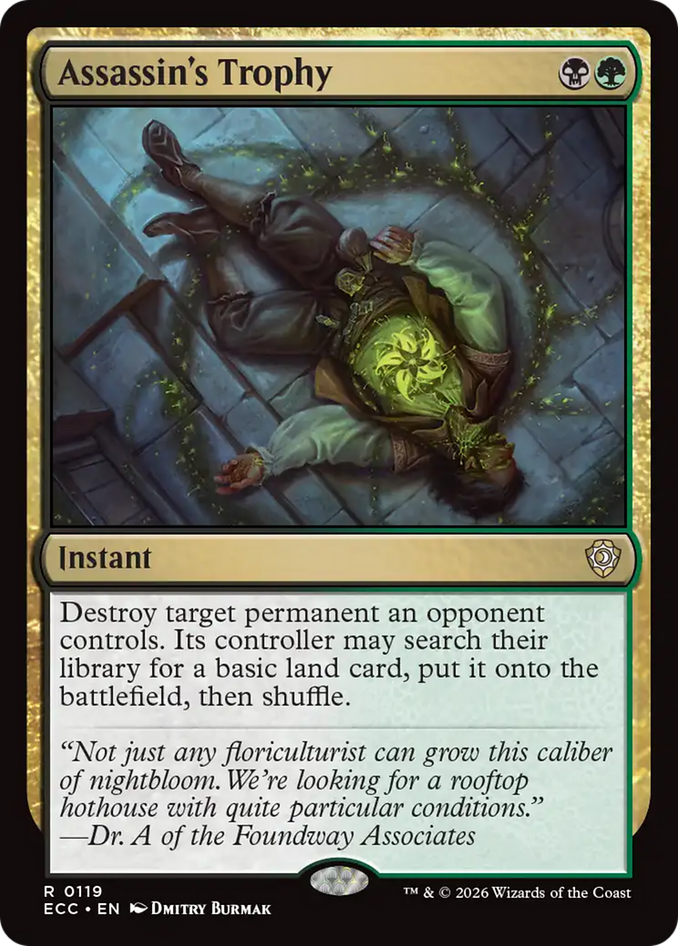 Assassin's Trophy [Lorwyn Eclipsed Commander] | Gear Gaming Bentonville