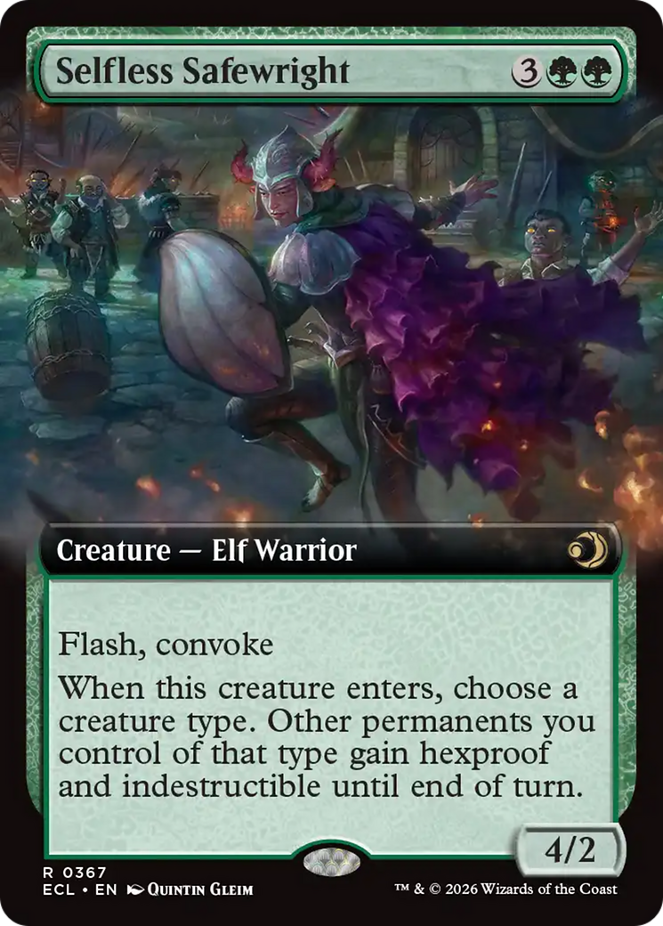 Selfless Safewright (Extended Art) [Lorwyn Eclipsed] | Gear Gaming Bentonville