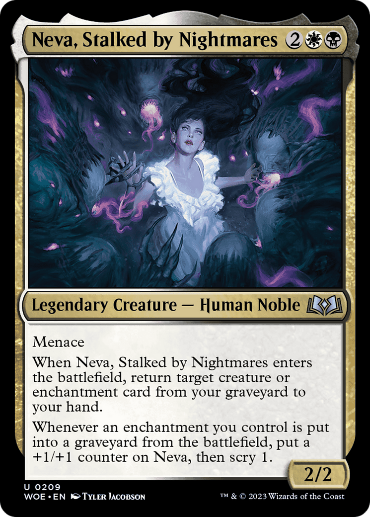 Neva, Stalked by Nightmares [Wilds of Eldraine] | Gear Gaming Bentonville