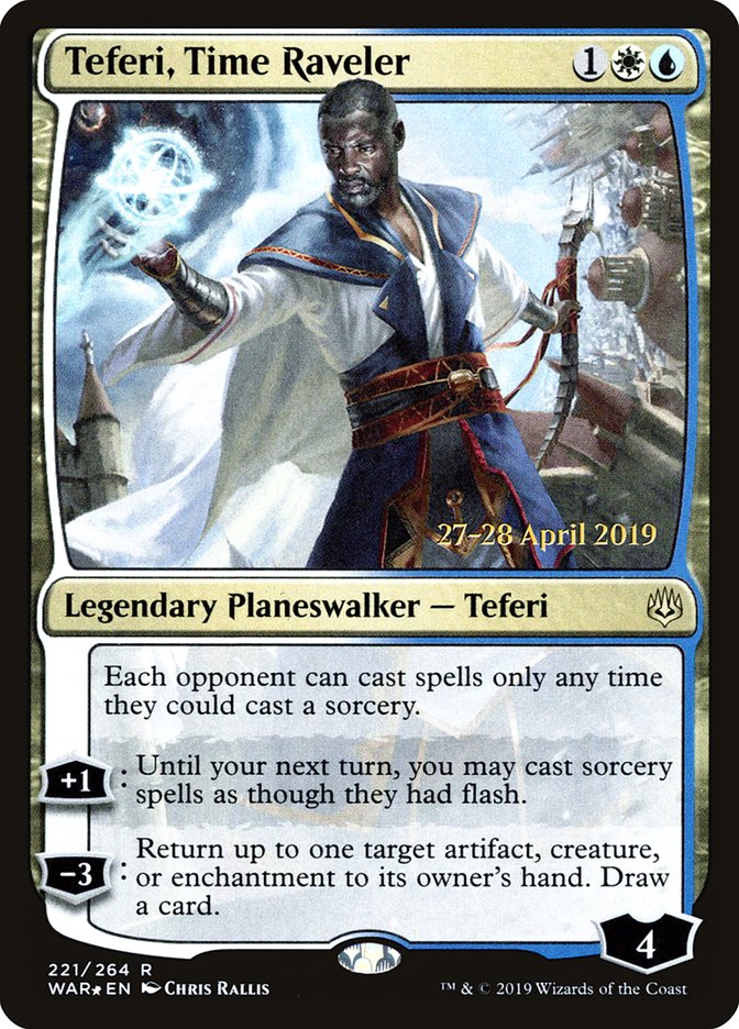 Teferi, Time Raveler [War of the Spark Prerelease Promos] | Gear Gaming Bentonville