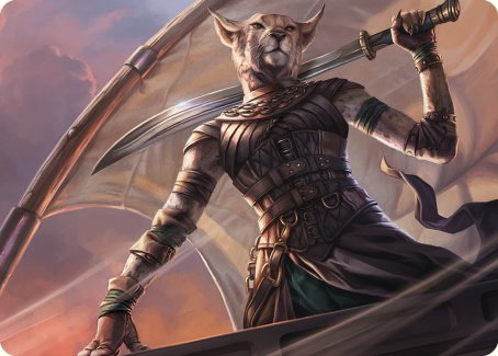 Mirri, Weatherlight Duelist Art Card [Commander Masters Art Series] | Gear Gaming Bentonville