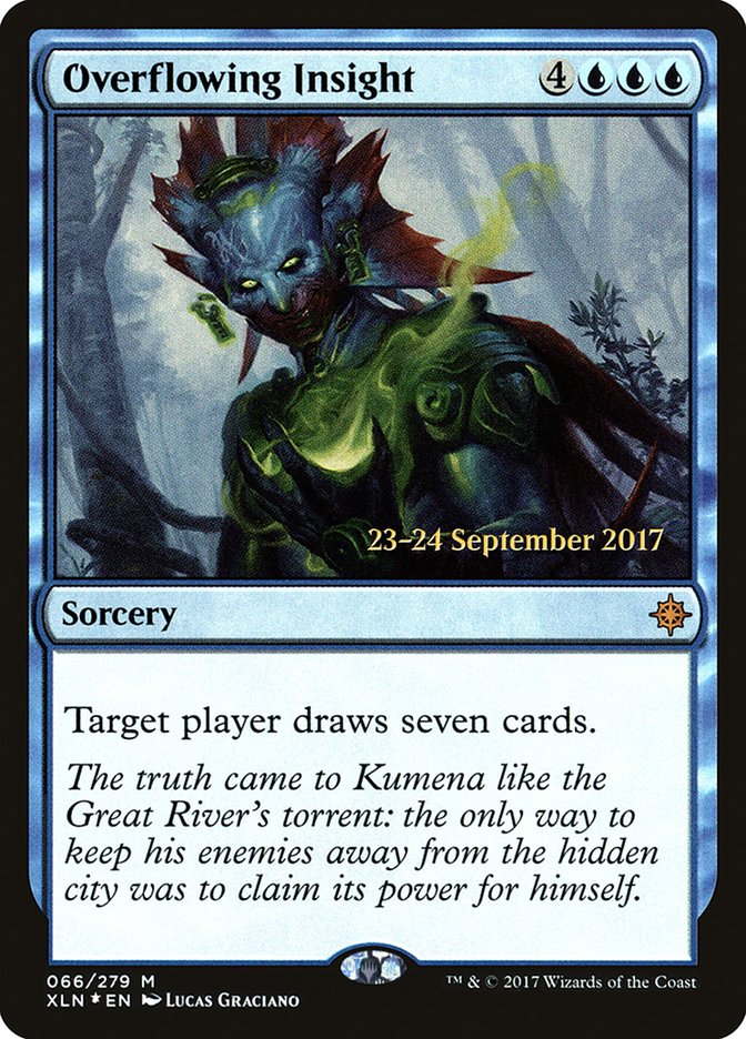 Overflowing Insight [Ixalan Prerelease Promos] | Gear Gaming Bentonville