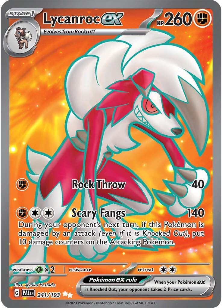 Lycanroc ex (241/193) [Scarlet & Violet: Paldea Evolved] | Gear Gaming Bentonville