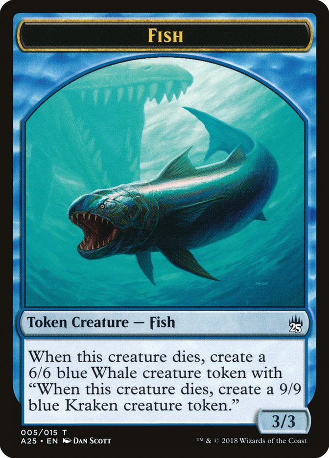 Fish Token [Masters 25 Tokens] | Gear Gaming Bentonville