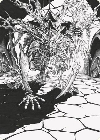 Thrun, Breaker of Silence Art Card [Phyrexia: All Will Be One Art Series] | Gear Gaming Bentonville
