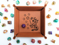 Vegan Leather Dice Rolling Tray | Gear Gaming Bentonville