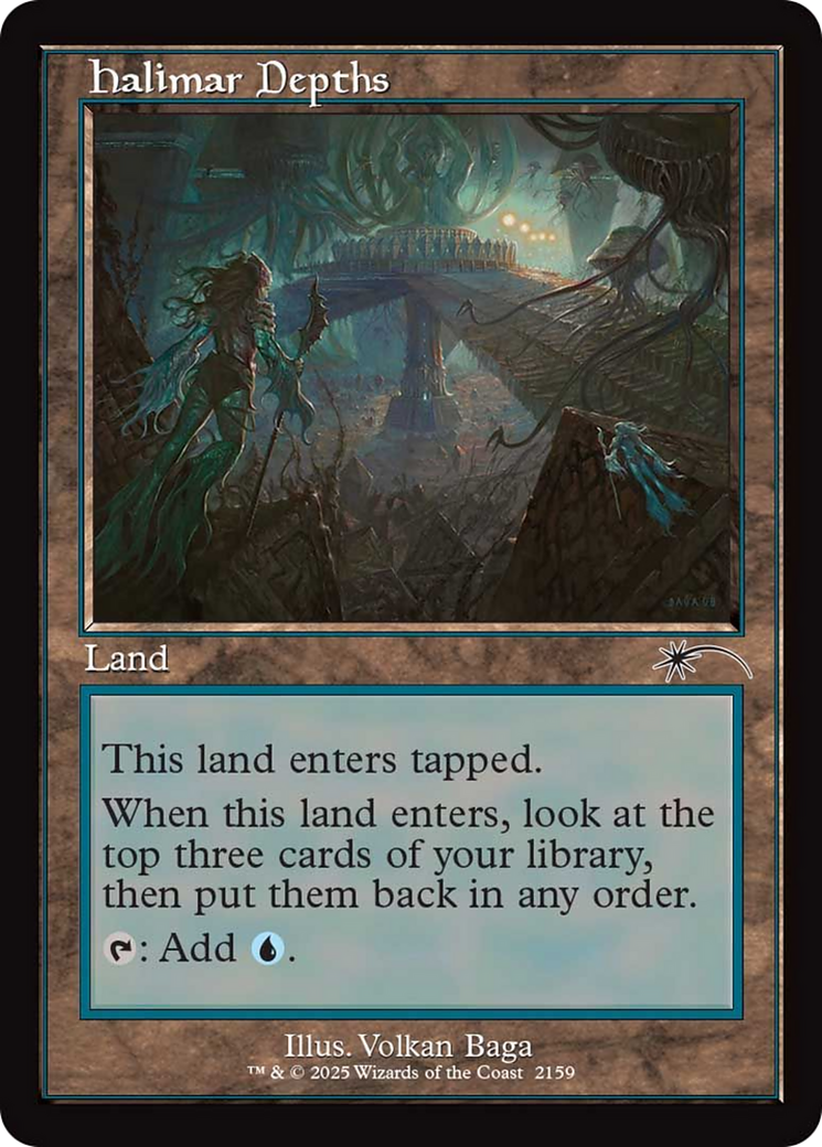 Halimar Depths (Retro Frame) [Secret Lair Drop Series] | Gear Gaming Bentonville