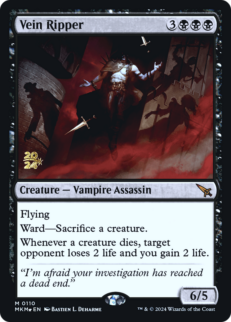 Vein Ripper [Murders at Karlov Manor Prerelease Promos] | Gear Gaming Bentonville