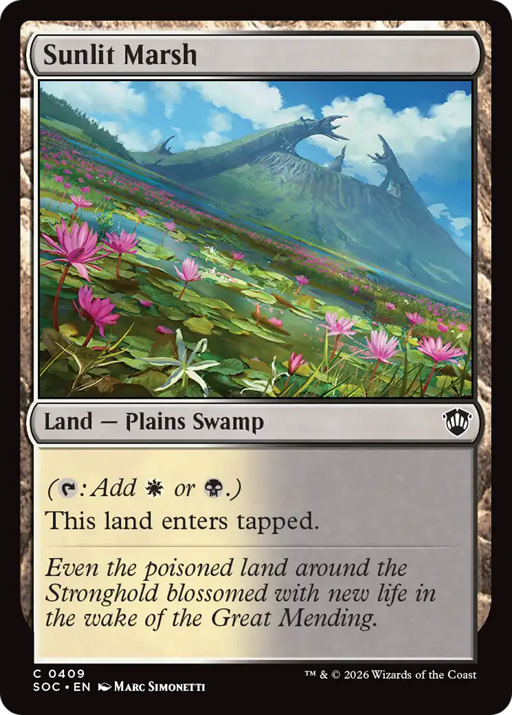 Sunlit Marsh [Secrets of Strixhaven Commander] | Gear Gaming Bentonville