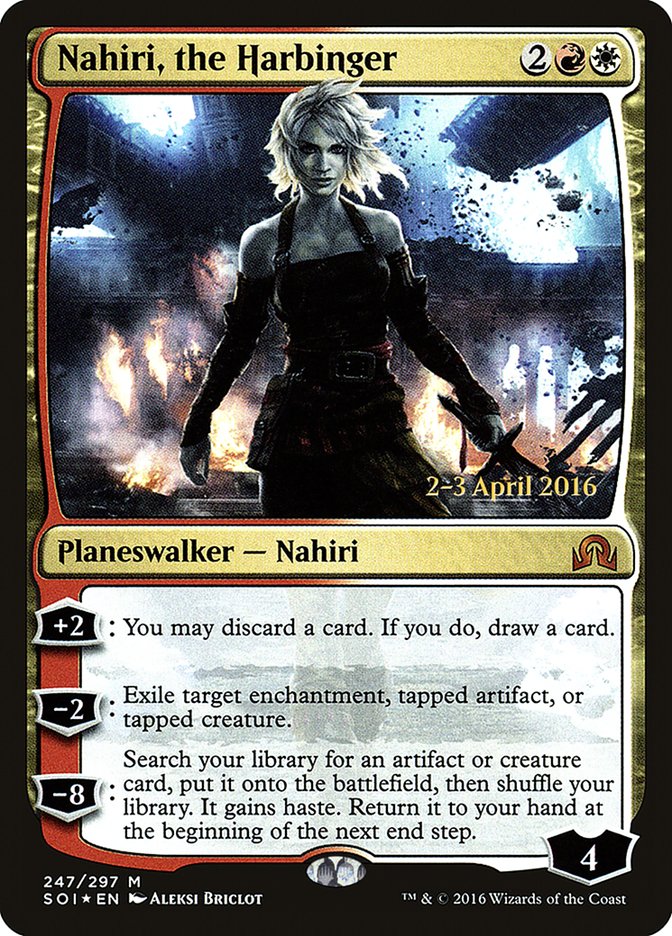 Nahiri, the Harbinger [Shadows over Innistrad Prerelease Promos] | Gear Gaming Bentonville