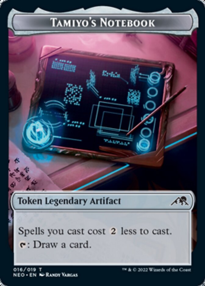 Samurai // Tamiyo's Notebook Double-Sided Token [Kamigawa: Neon Dynasty Tokens] | Gear Gaming Bentonville