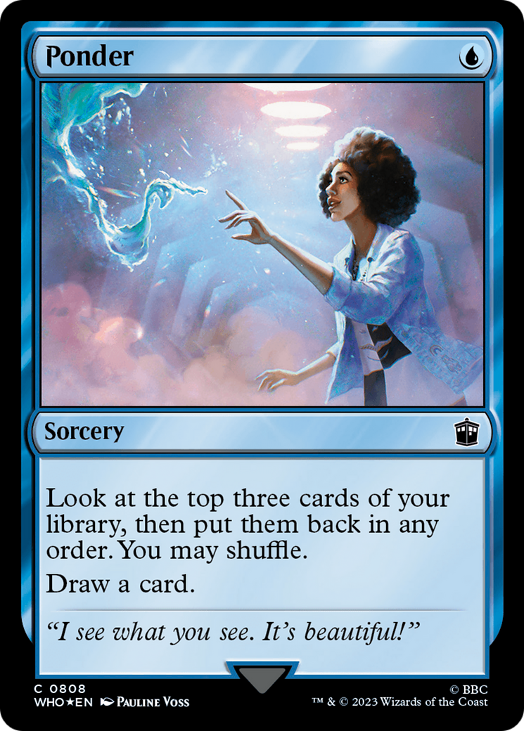 Ponder (Surge Foil) [Doctor Who] | Gear Gaming Bentonville