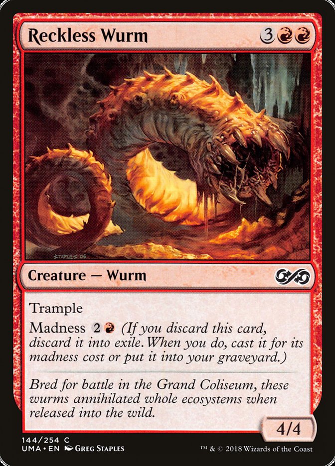 Reckless Wurm [Ultimate Masters] | Gear Gaming Bentonville