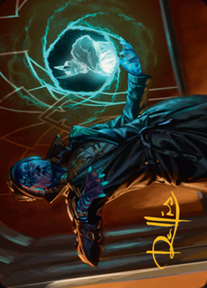 Kamiz, Obscura Oculus Art Card (Gold-Stamped Signature) [Streets of New Capenna Art Series] | Gear Gaming Bentonville