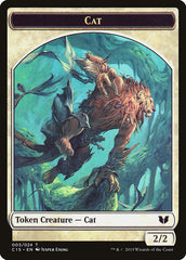 Spirit (023) // Cat Double-Sided Token [Commander 2015 Tokens] | Gear Gaming Bentonville