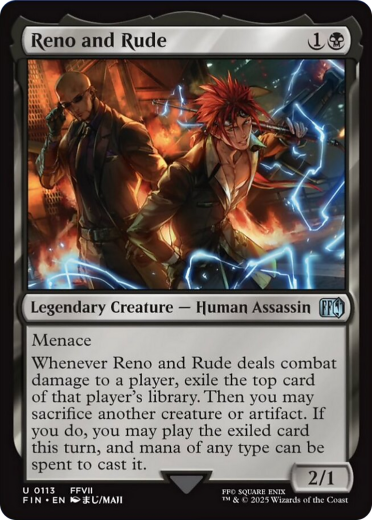 Reno and Rude [FINAL FANTASY] | Gear Gaming Bentonville