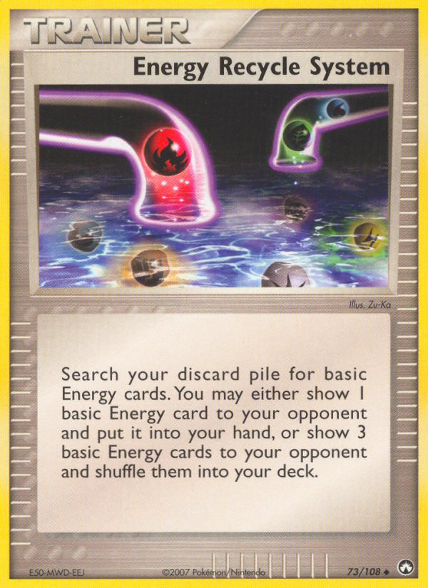 Energy Recycle System (73/108) [EX: Power Keepers] | Gear Gaming Bentonville