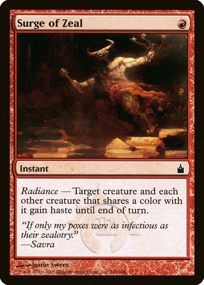 Surge of Zeal [Ravnica: City of Guilds] | Gear Gaming Bentonville