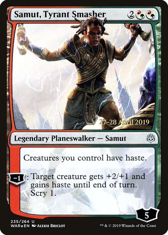 Samut, Tyrant Smasher [War of the Spark Prerelease Promos] | Gear Gaming Bentonville