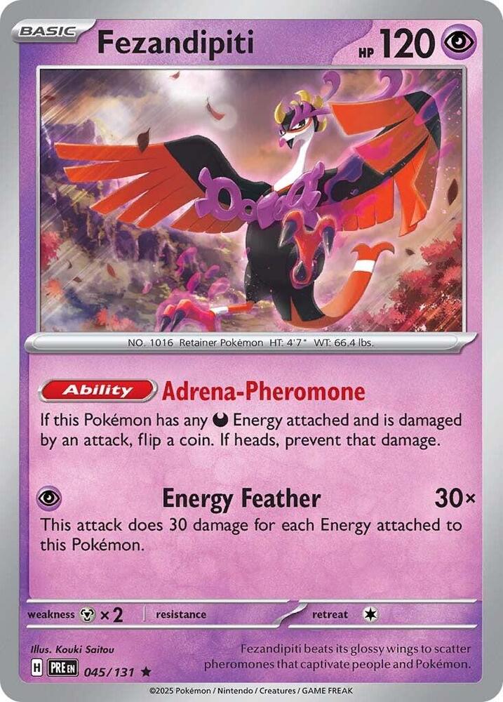 Fezandipiti (045/131) [Scarlet & Violet: Prismatic Evolutions] | Gear Gaming Bentonville