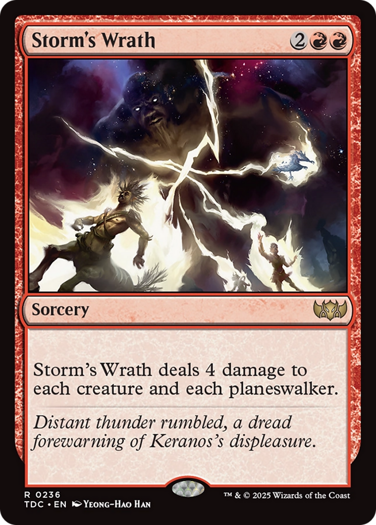 Storm's Wrath [Tarkir: Dragonstorm Commander] | Gear Gaming Bentonville