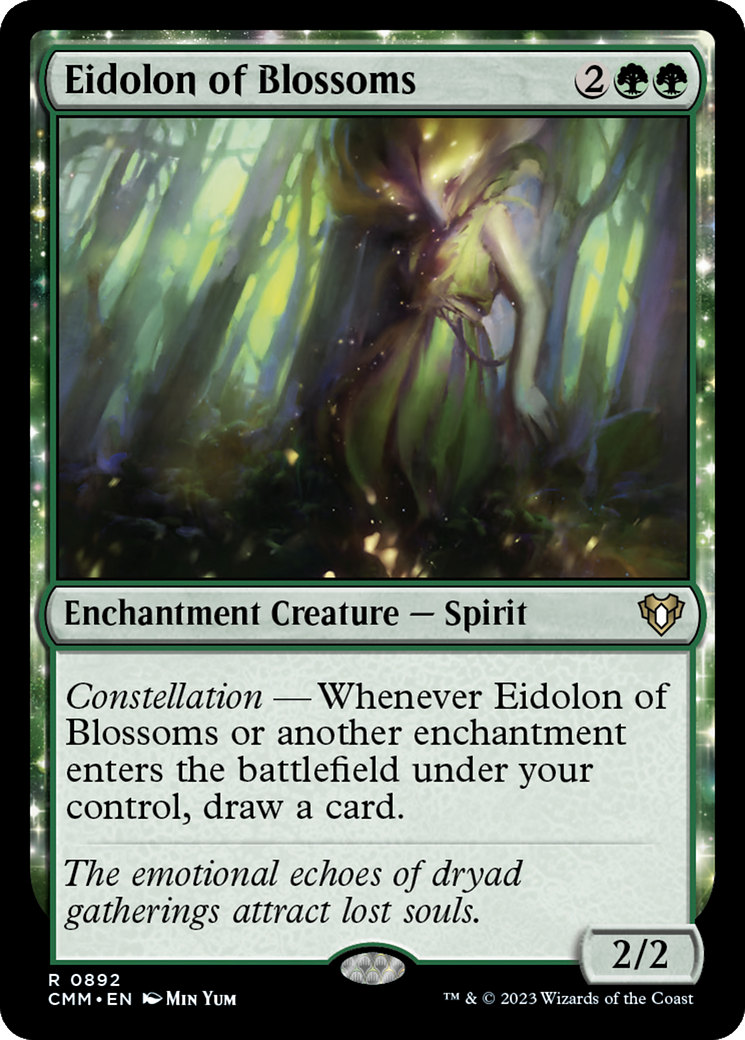 Eidolon of Blossoms [Commander Masters] | Gear Gaming Bentonville