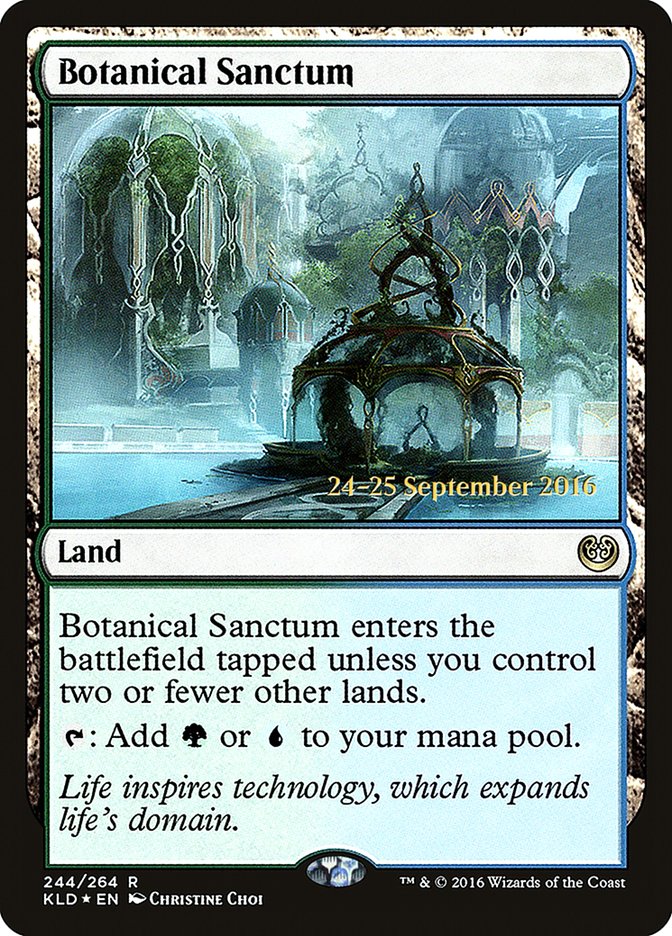 Botanical Sanctum [Kaladesh Prerelease Promos] | Gear Gaming Bentonville