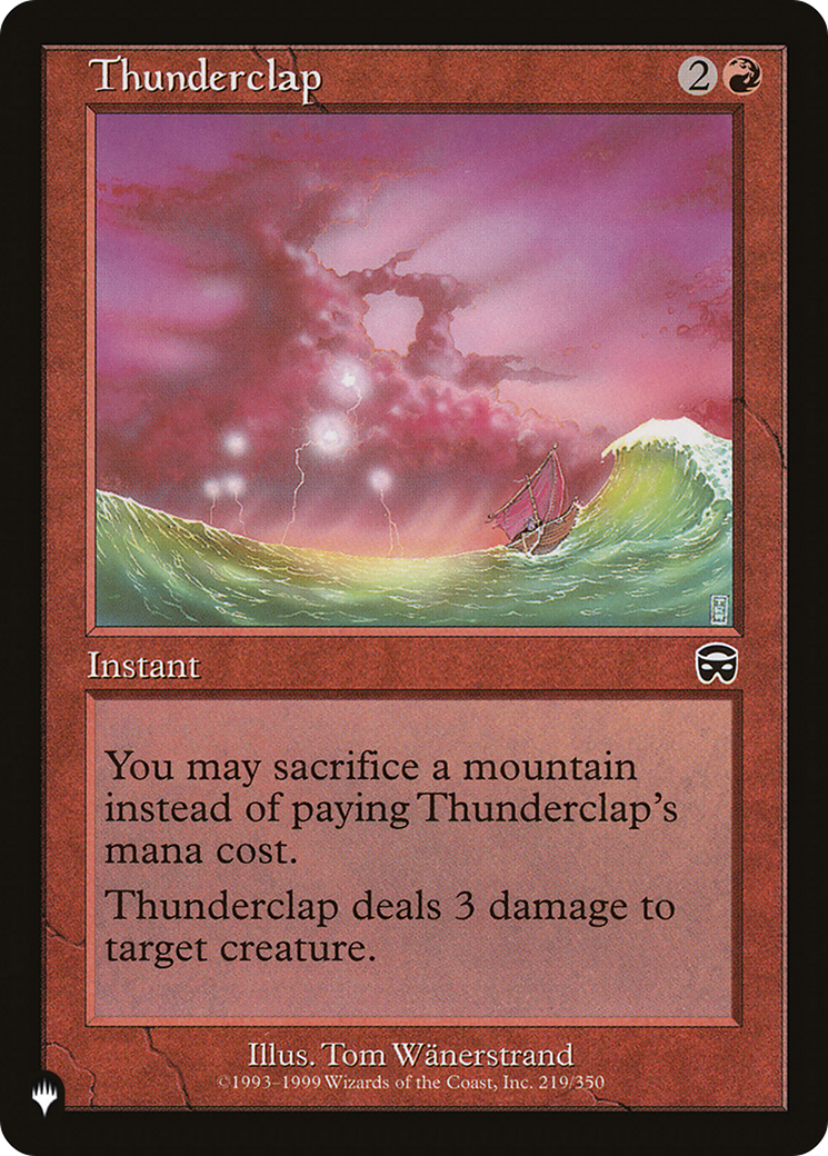 Thunderclap [The List Reprints] | Gear Gaming Bentonville