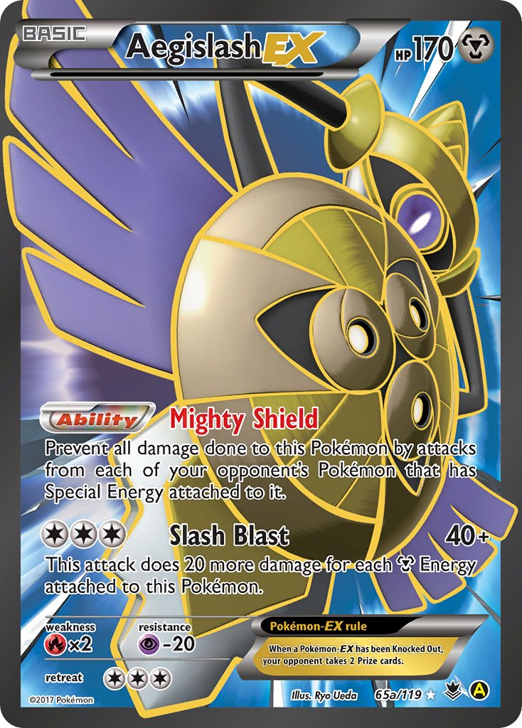 Aegislash EX (65a/119) [Alternate Art Promos] | Gear Gaming Bentonville