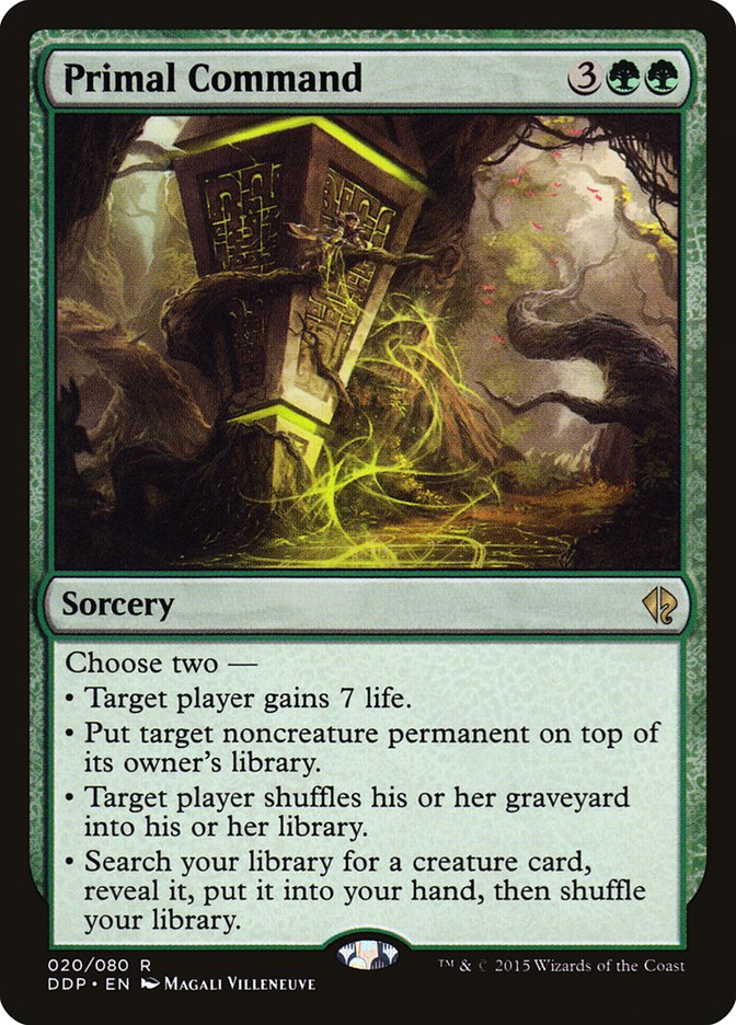 Primal Command [Duel Decks: Zendikar vs. Eldrazi] | Gear Gaming Bentonville