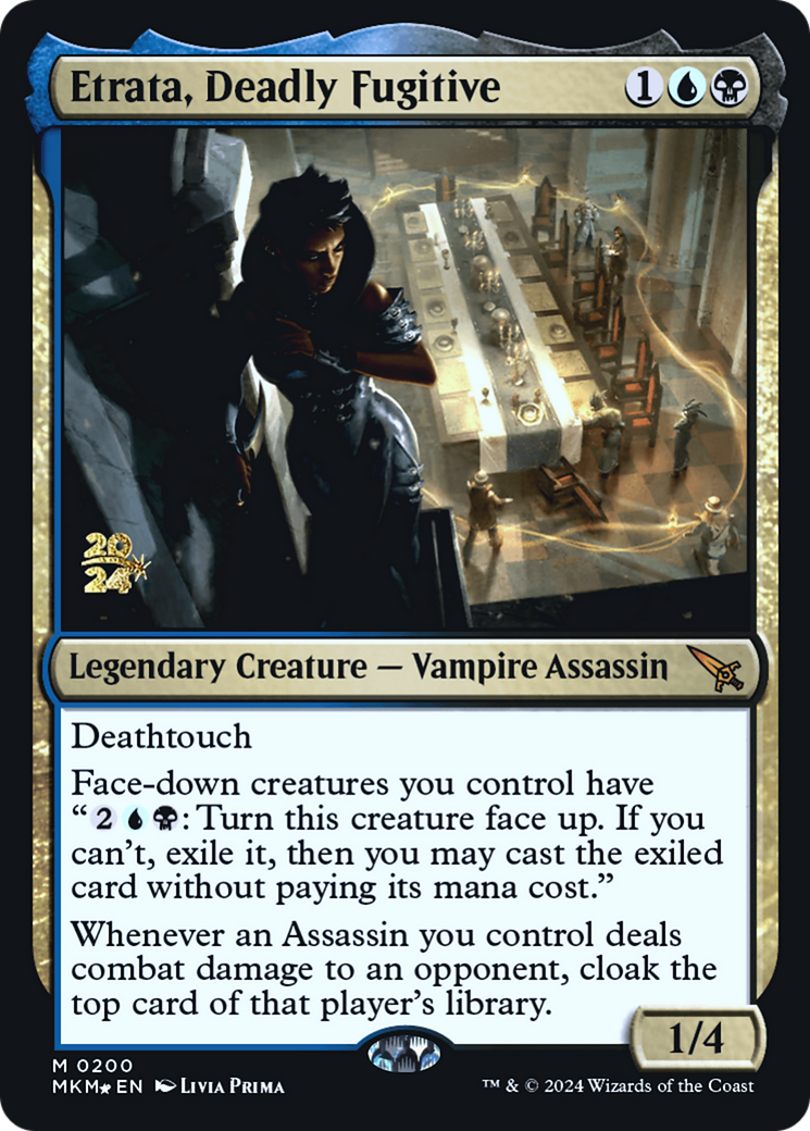 Etrata, Deadly Fugitive [Murders at Karlov Manor Prerelease Promos] | Gear Gaming Bentonville